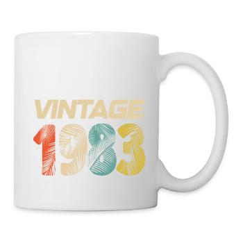 Vintage 1983 Retro - Best-seller - Mug blanc - blanc - Droite