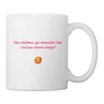 Drama kouign? Red - Mug blanc - blanc - Droite