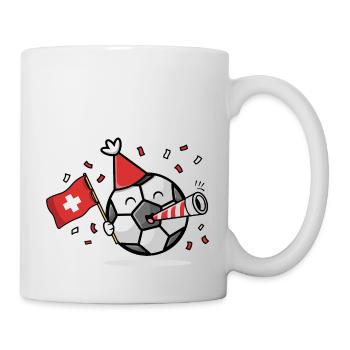 Fan de football Suisse - Mug blanc - blanc - Droite