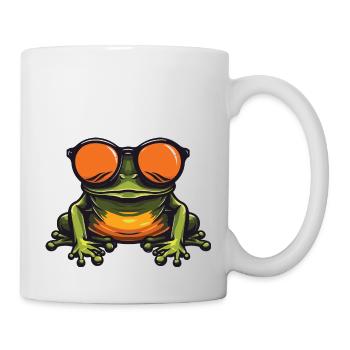 Grenouille Drôle Cool - Mug blanc - blanc - Droite