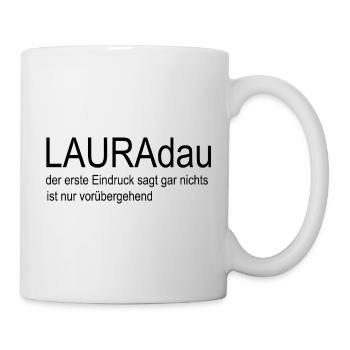 Top moderner T-Shirt Design Must have 2024 - Tasse - Weiß - Rechts