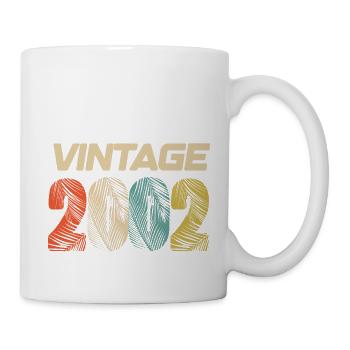 Jahrgang 2002 Retro - Bestseller - Tasse - Weiß - Rechts