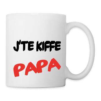 Ich liebe dich, Papa - Tasse - Weiß - Rechts