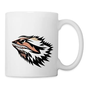 Bearded dragon - Mug - white - Right