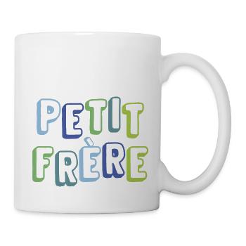 Kleiner Bruder, Geburt, Schwangerschaft - Tasse - Weiß - Rechts