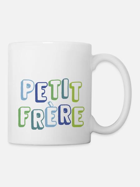 Kleiner Bruder, Geburt, Schwangerschaft - Tasse - Weiß