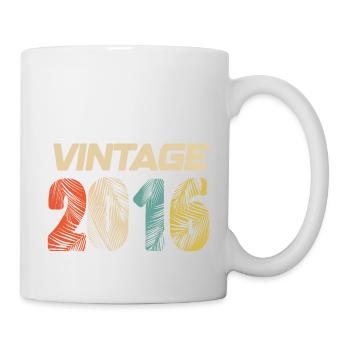Vintage 2016 Retro - Best-seller - Mug blanc - blanc - Droite
