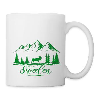 Suède Suède Viking Nordique Scandinavie Solstice d’été - Mug blanc - blanc - Droite