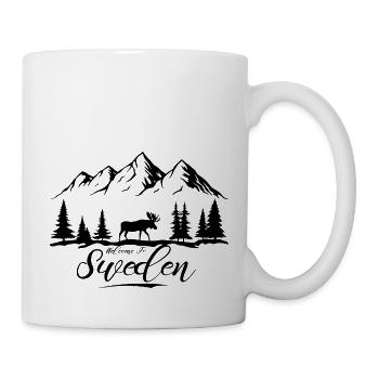 Suède Suède Viking Nordique Scandinavie Solstice d’été - Mug blanc - blanc - Droite