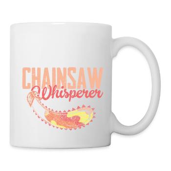 Tronçonneuse Whisperer bûcheron bûcheron - Mug blanc - blanc - Droite