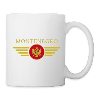 Ich liebe Montenegro, Eleganz Stil Design T-Shirt - Tasse - Weiß - Rechts