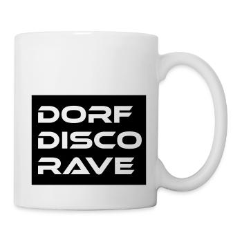 Dorf Disco Rave - Tasse - Weiß - Rechts