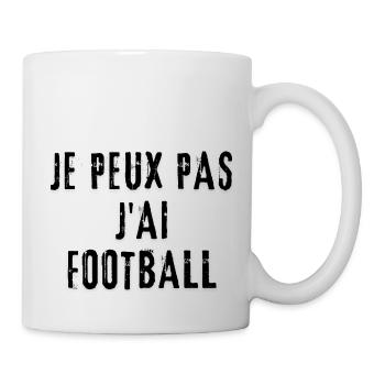 Football - Fußball - Fútbol - Calcio - Foot - Cool - Tasse - Weiß - Rechts