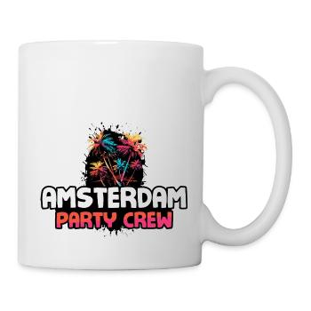 Équipe de fête d’Amsterdam - Mug blanc - blanc - Droite