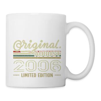 August 2006 Birthday August 2006 August 2006 Retro - Mug - white - Right