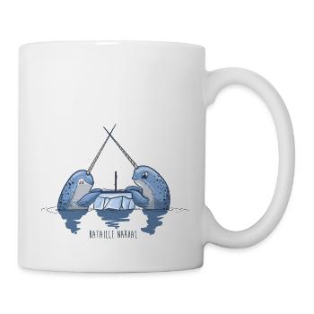 Bataille narval - Mug blanc - blanc - Droite