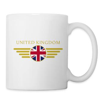 J’aime la Grande-Bretagne, T-shirt de style design - Mug blanc - blanc - Droite