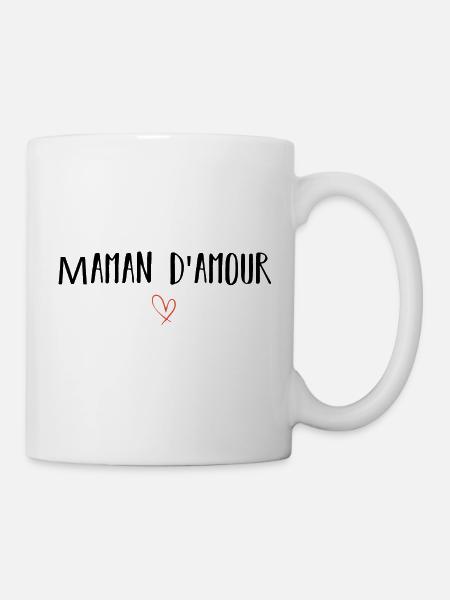 Liebe Mama - Tasse - Weiß