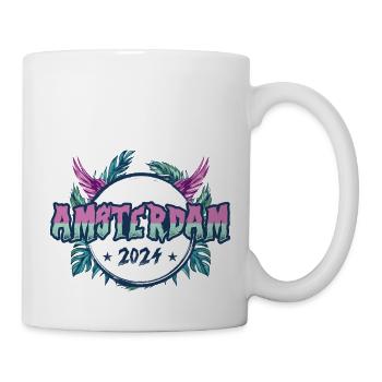 Amsterdam 2024 Urlaub - Tasse - Weiß - Rechts