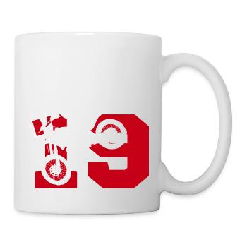 Moto 19 biker - Mug - white - Right