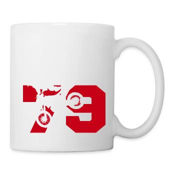 Moto 79 motard - Tasse - Weiß - Rechts