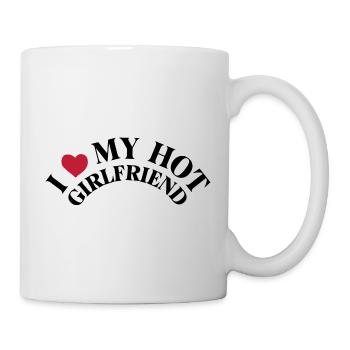 J’aime ma copine sexy, j’aime ma copine - Mug blanc - blanc - Droite