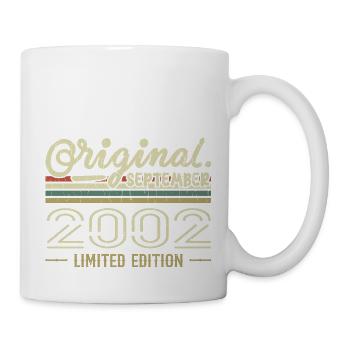 Septembre 2002 Cadeau Anniversaire September 2002 - Mug blanc - blanc - Droite