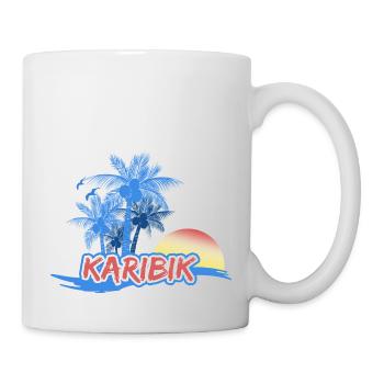 Karibik - Tasse - Weiß - Rechts
