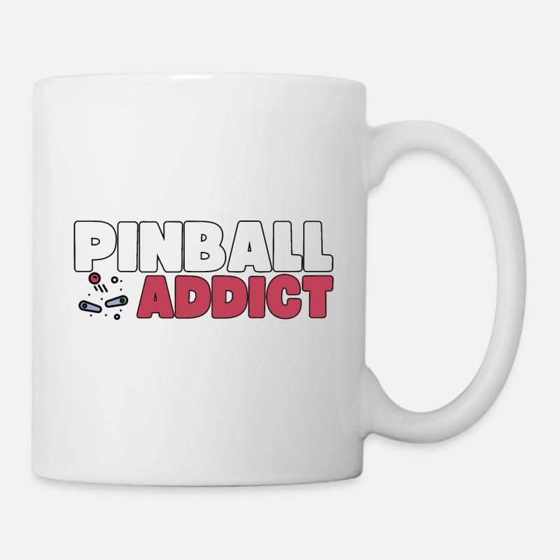 Pinball Addict Pinball Machine Cadeau de collection - Mug blanc - blanc