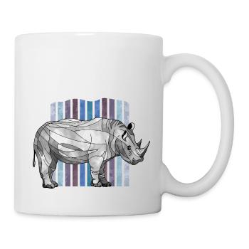 Nashorn - Tasse - Weiß - Rechts