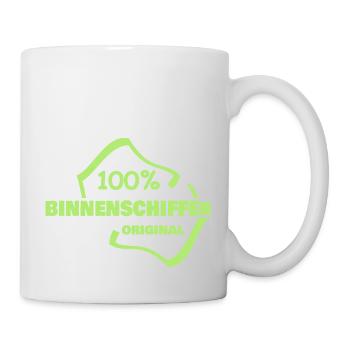 Binnenschiffer - Tasse - Weiß - Rechts