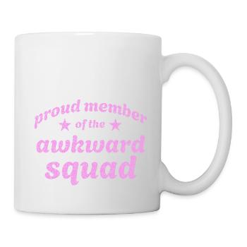 Proud member of the awkward squad in pink - Mug - white - Right