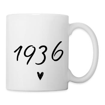 1936 Heart Anniversary - Mug - white - Right