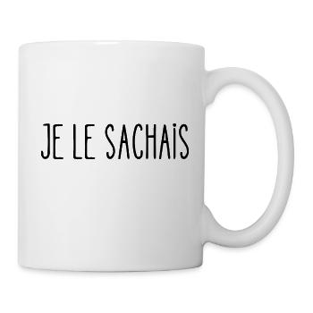 je le sachais - Mug blanc - blanc - Droite