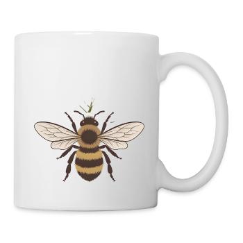 Bee - Mug blanc - blanc - Droite