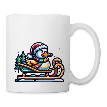 Noël Canard Sucré - Mug blanc - blanc - Droite