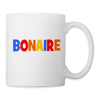 Bonaire colorful Lettering - Dutrch Caribbean - Mug - white - Right