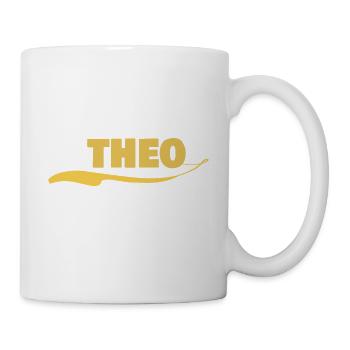 Cadeau pour theo - Mug blanc - blanc - Droite
