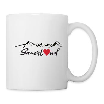 Sauerland Sticker - Tasse - Weiß - Rechts