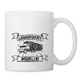 Prénom Merlin - Mug blanc - blanc - Droite