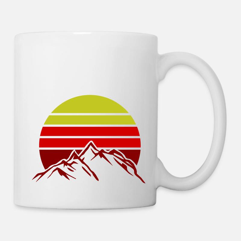 Montagnes Montagnes - Mug blanc - blanc