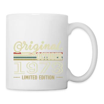 Né en Octobre 1978 Rétro Anniversaire Octobre 1978 - Mug blanc - blanc - Droite