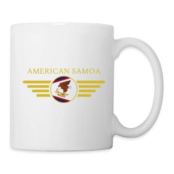 American Samoa, Elegance Style Design T-Shirt - Mug - white - Right
