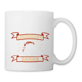 Fasching Baran - Tasse - Weiß - Rechts