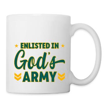 Enlisted In God's Army 2 - Tasse - Weiß - Rechts