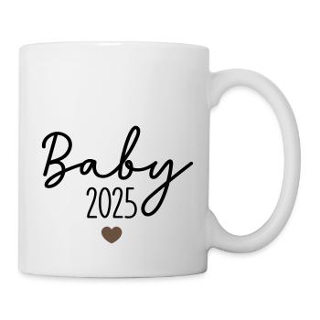 Baby 2025 - Tasse - Weiß - Rechts