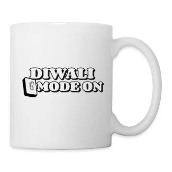 Happy Diwali | Diwali Mode On | Art - Mug - white - Right