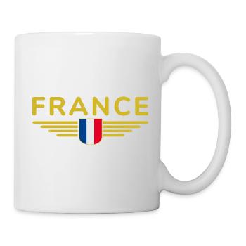 I Love France Elegance Style Design Outfits - Mug - white - Right