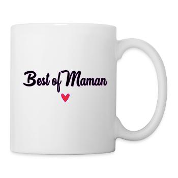 BONNE FÊTE. COEUR. BONNE FÊTE MAMAN. MAMAN - Mug blanc - blanc - Droite