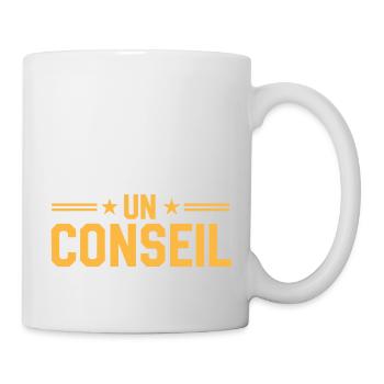 C'est pas un conseil en investissement - Mug blanc - blanc - Droite